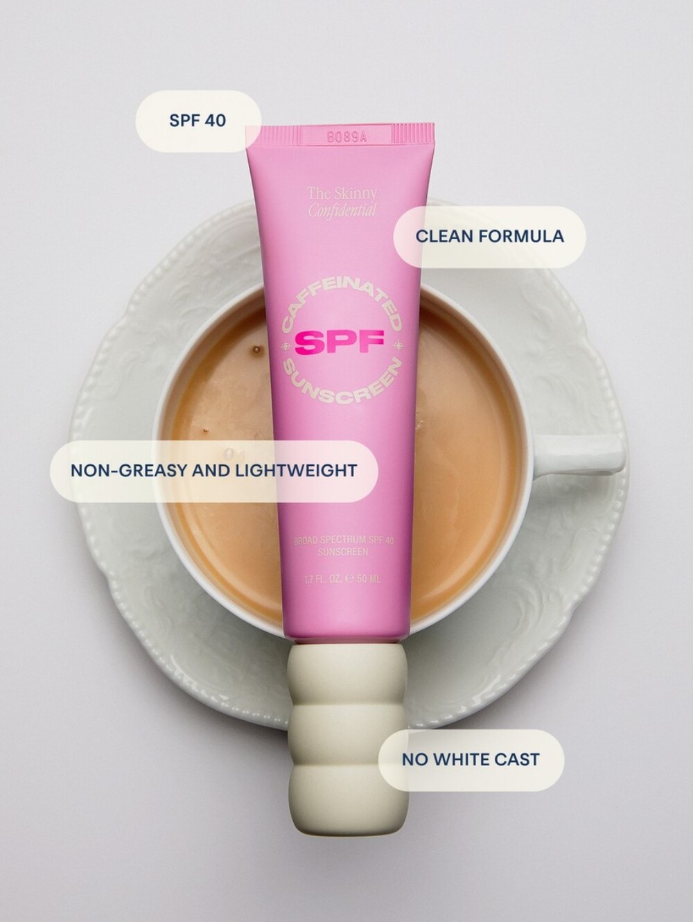 Skinny Confidential SPF40 Tinted Sunscreen NIB